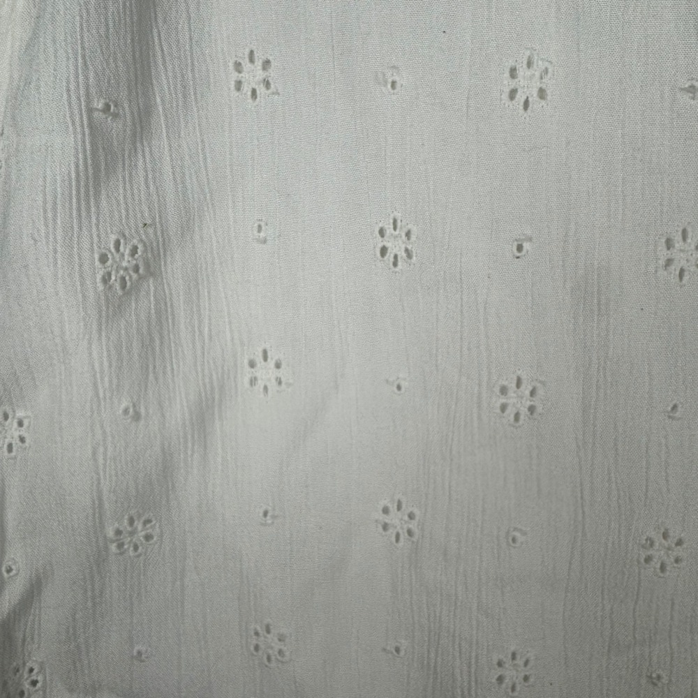 ONeill Womens White Eyelet Sun Dress Adjustable Straps Size S Small Boho Floral - Picture 2 of 7